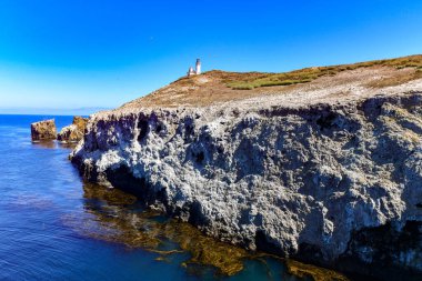 Manzara Landing Cove, Anacapa Adası, Kaliforniya Channel Adaları Ulusal Parkı.