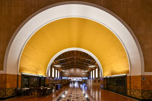 Los Angeles Augusti 2020 Historic Union Station Centralstationen Los Angeles — Stockfoto