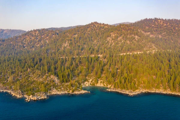 Titkos Öböl Tahoe Mentén Nevadában Secret Cove Egyike Főút Mentén — Stock Fotó