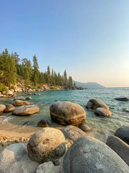 Secret Cove Longo Lago Tahoe Nevada Secret Cove Uma Uma — Fotografia de Stock