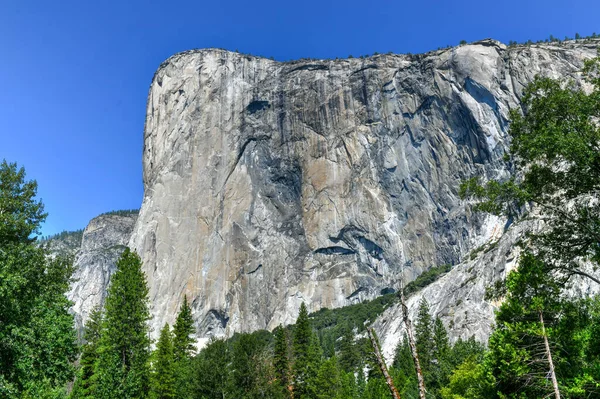 Vale Yosemite Parque Nacional Yosemite Yosemite Valley Vale Glacial Localizado — Fotografia de Stock