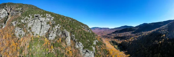 Vista Panorámica Del Follaje Finales Otoño Smugglers Notch Vermont —  Fotos de Stock