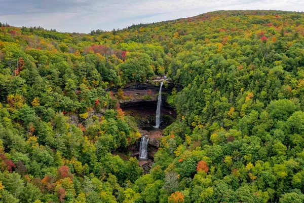 Kaaterskill Falls Fall Foliage Catskill Mountains Norte Estado Nova York — Fotografia de Stock