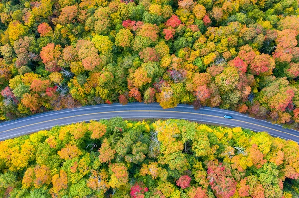 Veduta Aerea Del Monte Mansfield Della Zona Circostante Durante Picco — Foto Stock