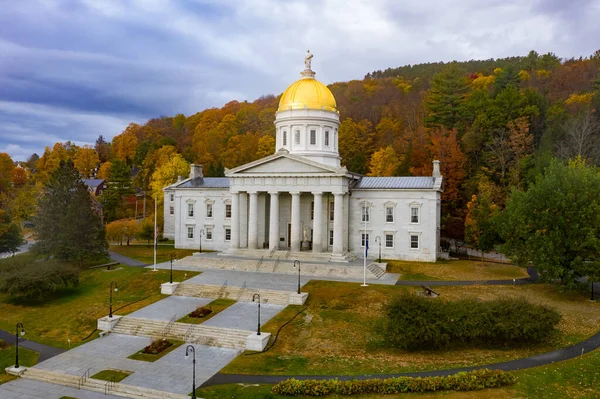 State Capitol Building Montpelier Vermont Usa Attuale Struttura Rinascita Greca — Foto Stock