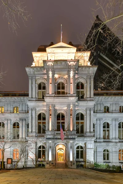 Boston Old City Hall Edifício Século Xix Com Fachada Estilo — Fotografia de Stock