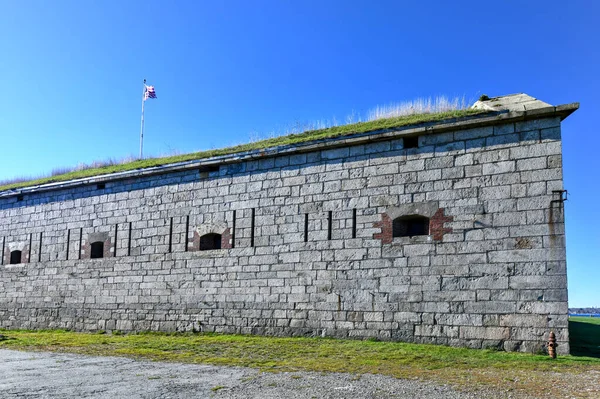 Fort Adams Antigo Posto Exército Dos Estados Unidos Newport Rhode — Fotografia de Stock