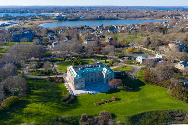 Newport Rhode Island Listopada 2020 Miramar Francuska Rezydencja Stylu Neoklasycystycznym — Zdjęcie stockowe