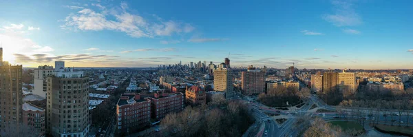 Vista Aérea Del Horizonte Manhattan Brooklyn Desde Prospect Heights Brooklyn —  Fotos de Stock