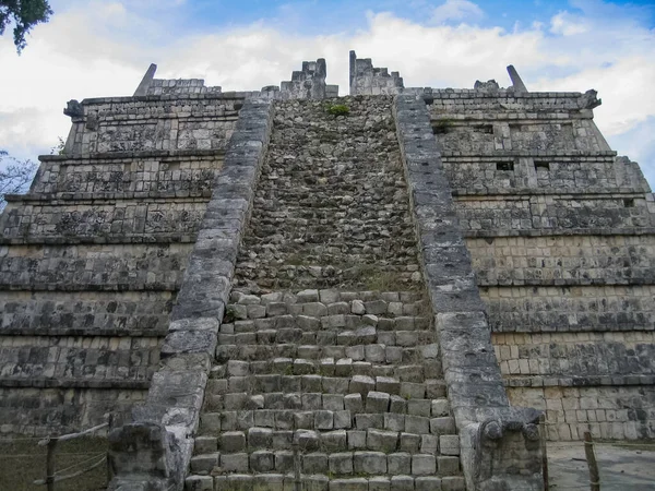 Anciennes Ruines Mayas Chichen Itza Dans Yucatan Mexique — Photo