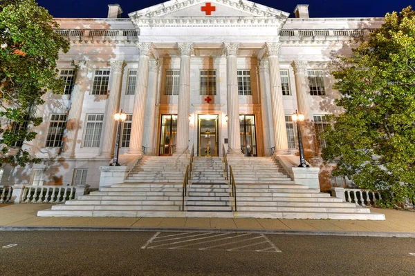 Washington April 2021 Das Nationale Hauptquartier Des Amerikanischen Roten Kreuzes — Stockfoto