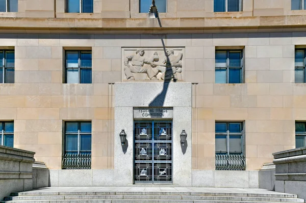 Washington April 2021 Art Deco Fassade Des Gebäudes Der Federal — Stockfoto