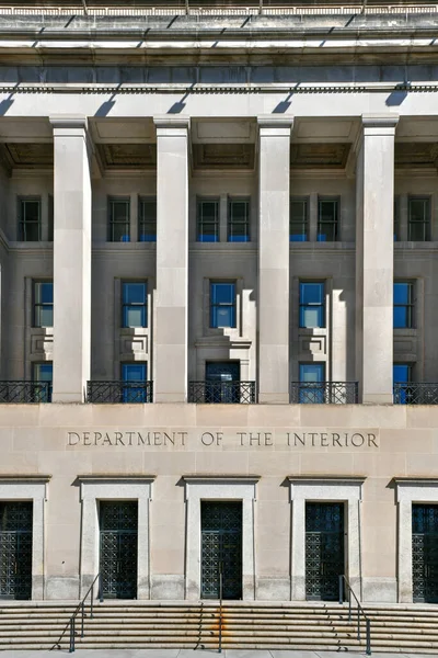 Washington April 2021 Stewart Lee Udal Building Das Hauptgebäude Des — Stockfoto