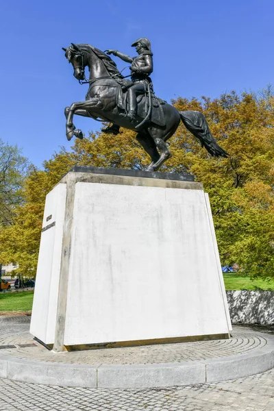 Washington Abril 2021 Estatua Del General José San Martín Washington — Foto de Stock