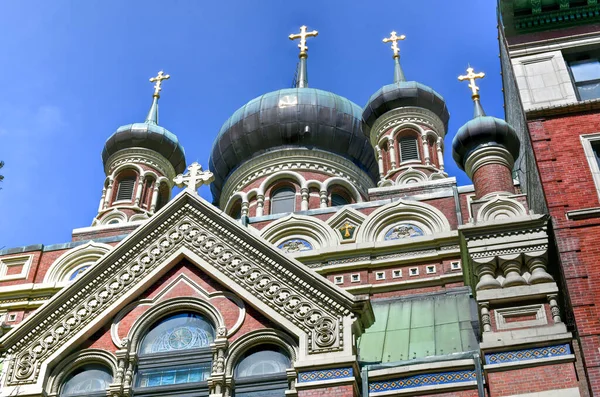 纽约市曼哈顿的圣尼古拉斯俄罗斯东正教大教堂 — 图库照片