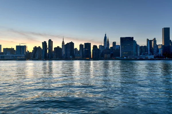 New York City April 2021 Blick Auf Midtown Manhattan Bei — Stockfoto