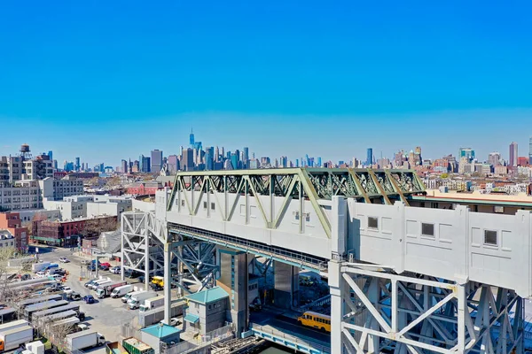 Ninth Street Bridge Smith 9Th Street Subway Station Gowanus Neighborhood — Stock Photo, Image