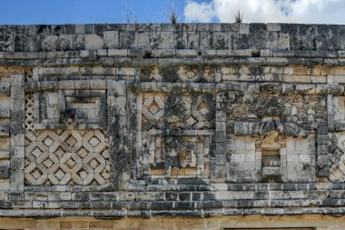 Uxmal, Meksika 'daki Yucatan' da Rahibelerin Dörtgeni.