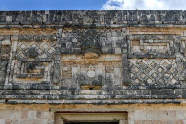 Uxmal, Meksika 'daki Yucatan' da Rahibelerin Dörtgeni.