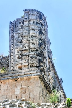 Uxmal, Meksika 'daki Yucatan' da Rahibelerin Dörtgeni.