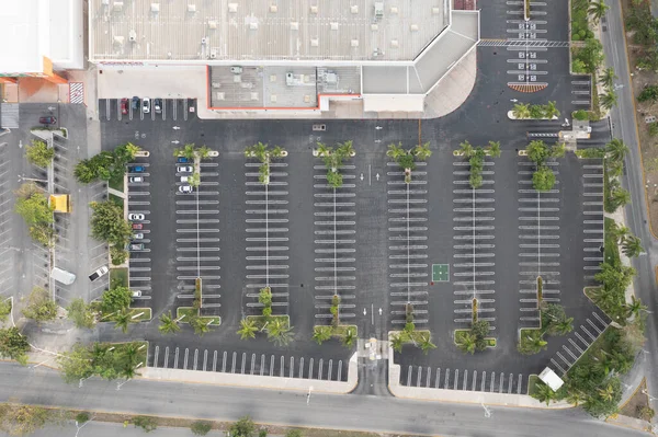 Veduta Aerea Parcheggio Cancun Quintana Roo Messico — Foto Stock