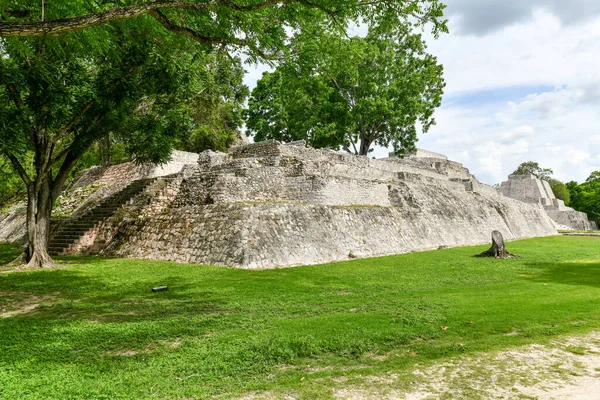 Edzna Sítio Arqueológico Maia Norte Estado Mexicano Campeche Plataforma Das — Fotografia de Stock