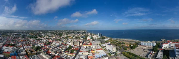 Panoramic View Skyline Campeche Capital State Campeche World Heritage Site — Stock Photo, Image
