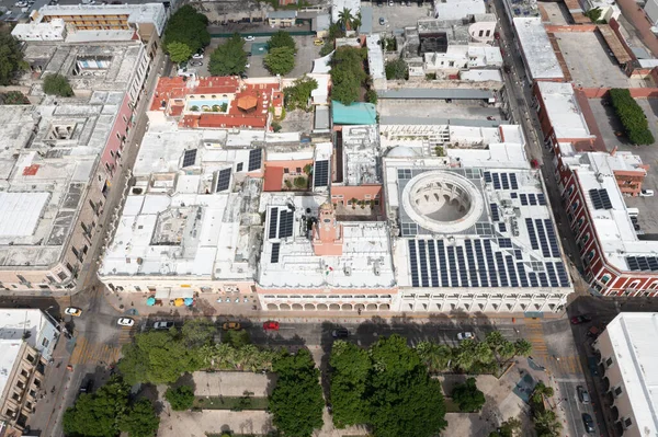 Merida México Maio 2021 Vista Aérea Prefeitura Municipal Palácio Municipal — Fotografia de Stock