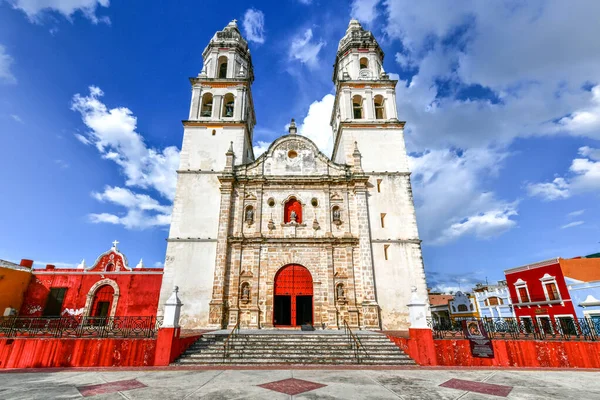 San Francisco Campeche Kathedraal Bij Independence Plaza Campeche Mexico — Stockfoto