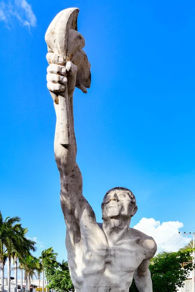 Campeche Mexiko Mai 2021 Denkmal Der Wiederauferstehung Campeche Mexiko Der — Stockfoto