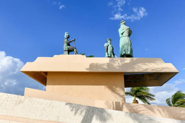 Campeche Mexico May 2021 October Plaza Commemorating Date City Founding — Stock Photo, Image