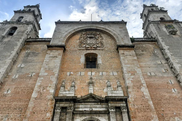 Catedral Mérida San Ildefonso Primeira Catedral Ser Concluída Continente Americano — Fotografia de Stock