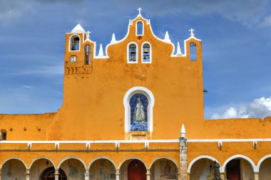 San Antonio Padua Manastırı Izamal, Yucatan Yarımadası, Meksika.