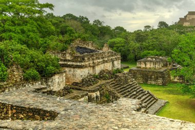 Ek Balam Maya Arkeolojik Alanı. Maya Harabeleri, Yucatan Yarımadası, Meksika