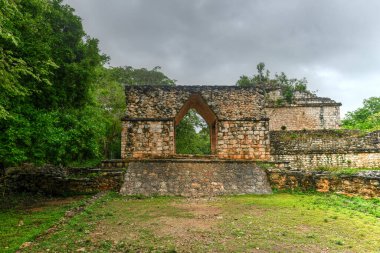 Ek Balam Maya Arkeolojik Alanı. Maya Harabeleri, Yucatan Yarımadası, Meksika