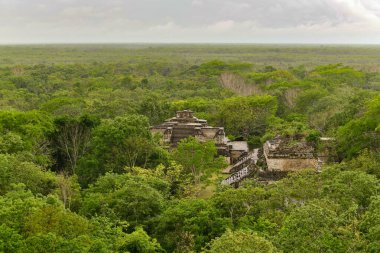 Ek Balam Maya Arkeolojik Alanı. Maya Harabeleri, Yucatan Yarımadası, Meksika