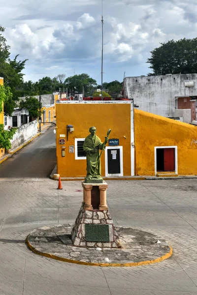 Das Gelbe Kloster San Antonio Von Padua Izamal Auf Der — Stockfoto