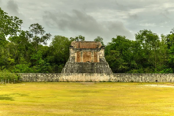 Gran Corte Baile Chichén Itzá Sitio Arqueológico Yucatán México — Foto de Stock