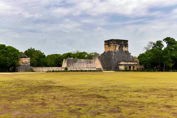 Grand Ball Court Chichen Itza Sítio Arqueológico Yucatan México — Fotografia de Stock