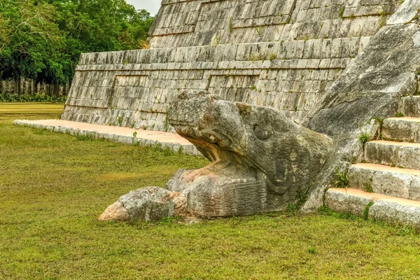 Kukulkan Piramisa Chichen Itzánál Ősi Maja Városnál Mexikó Yucatan Régiójában — Stock Fotó