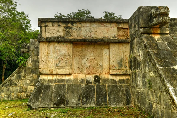 Chichen Itza Daki Büyük Plaza Daki Venüs Platformu Yucatan Maya — Stok fotoğraf