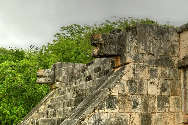 Chichen Itza Daki Büyük Plaza Daki Venüs Platformu Yucatan Maya — Stok fotoğraf