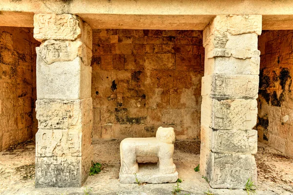 Het Platform Van Adelaars Jaguars Chichen Itza Mexico — Stockfoto