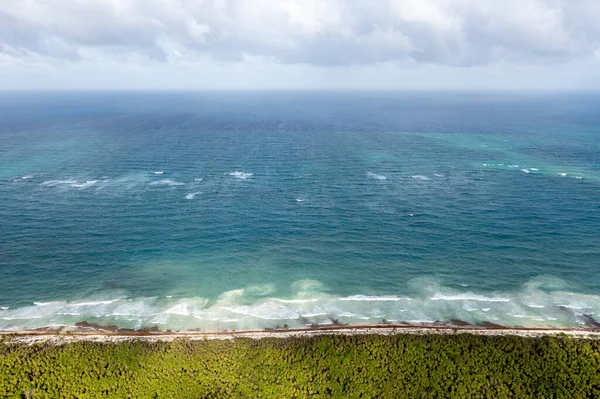 墨西哥金塔纳罗奥州图卢姆半岛的风景景观 免版税图库图片