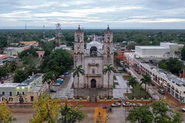 Merida Mexico May 2021 Cathedral San Gervasio Historic Church Valladolid — Stock Photo, Image