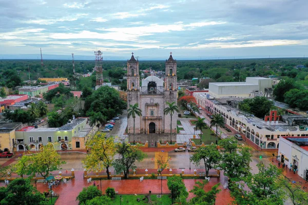 멕시코 메리다 2021 멕시코 유카탄반도의 발레라도 리드에 역사적 교회산게 — 스톡 사진
