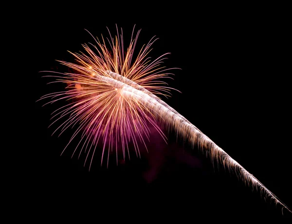 Coney Island Beach Fireworks — Stock Photo, Image