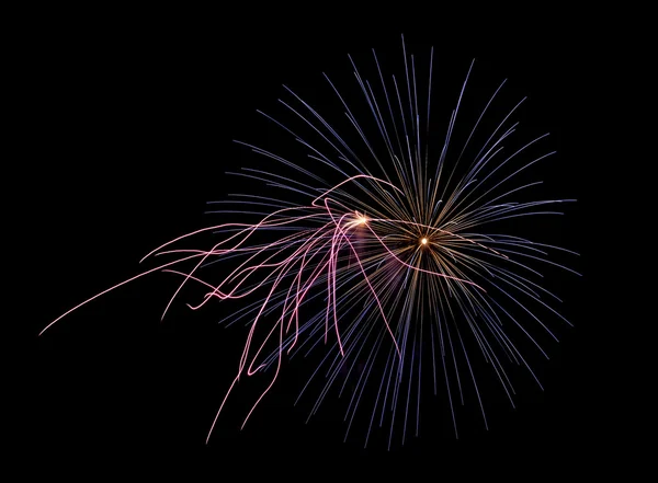 Coney Island Beach Fireworks — Stock Photo, Image