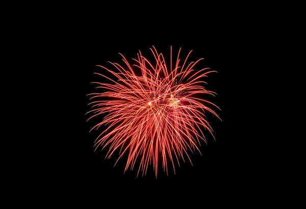 Feuerwerk am Strand von Coney Island — Stockfoto