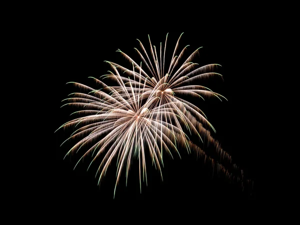 Coney Island Beach Fireworks — Stock Photo, Image